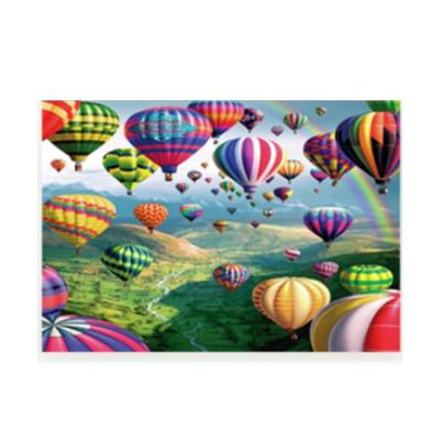 China New Design 5D DIY Diamond Painting Modern Magic Diamond Hot Air Balloon Sticking Diamond Cross Embroidered Bedroom Decoration for sale