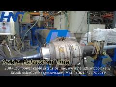 PVC Insulated Cable Extrusion Line 400kg/h High Precision PLC Control