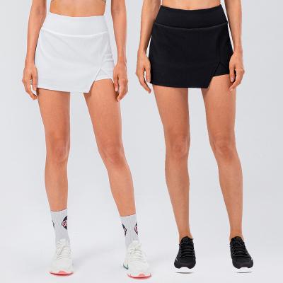 China SKIRT Women Sportswear Tennis Skirts With Pockets Waist Anti-explosion High Fitness Mini Golf Skirt Yoga for sale