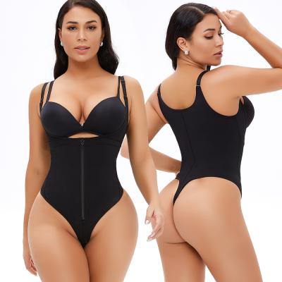 China Full Body Shapewear Fajas Butt Lifter Women Tummy Control Waist Trainer Breathable Slimming Thongs Shaper for sale