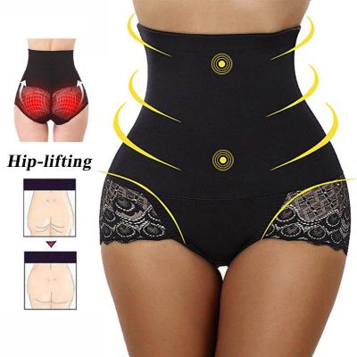 China Customs Breathable Shapewear Lace Up Body Shaper Tummy Control Waist Butt Lift Seamless Shaper High Waist Panties for sale