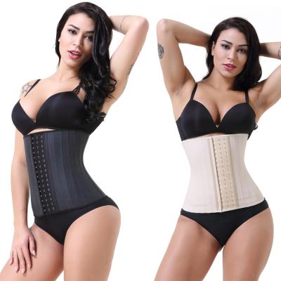 China Colombian Latex Waist Trainers Women Private Label Belly Wrap Waist Support Corset Steel Bone Breathable Latex 25 for sale