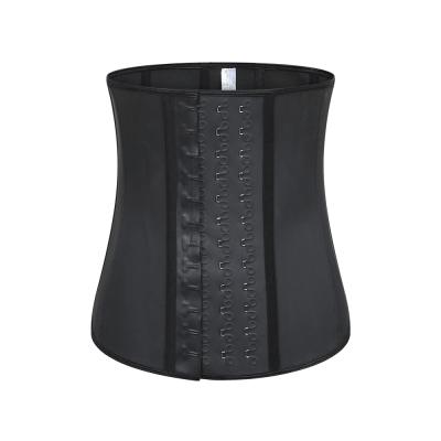 China Wholesale 9 Hooks Private Label Women Sports Waist Trainer Steel Boned Latex Waist Trainer Breathable Support Corset 9 for sale