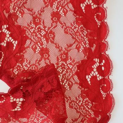 China Latest Design Lace Fabric Narrow Lace Breathable For Underwear And Ladies Dresses for sale