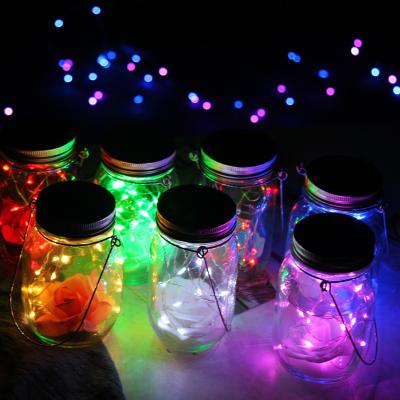 China Small Hot Simple Decorative Creative Decorative Night Light Web Celebrity Web Bottle Light Sales LED Solar Holiday Light for sale