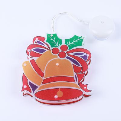 China Holiday Lighting Cheap Indoor Promotion LED Christmas Hanging Cute Orange Bell Lights For Home Decoration Xmas Lights for sale