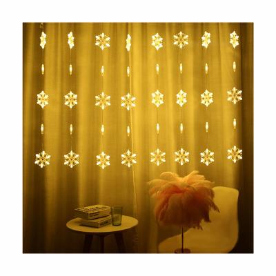 China High Quality Rooms Christmas Snowflake String Lamp Holiday Decoration LED String Lights for sale