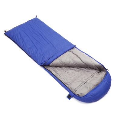 China Winter camping 1000G waterproof down cold weather camping envelope sleeping bags for travel (190+30)*75cm for sale