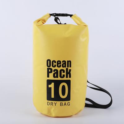 China OEM Eco-friendly custom print logo 2L 5L 10L 15L 20L hiking waterproof 500d PVC tarpaulin water proof ocean pack drybag dry bag for sale