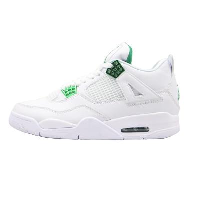 China CUSHIONING OG Logo Brand Sneakers AJ 4 Retro Oreo Basketball Shoes White Custom Casual Sneakers for sale