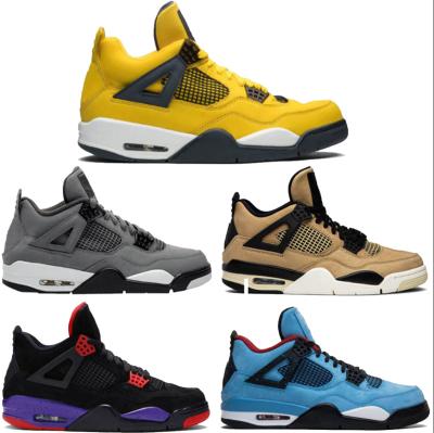 China CUSHIONING 2022 Original AJ 4 Style Retro Basketball Shoes Sports Sports Shoes AJ 4 Outdoor Running Shoes Trend for sale