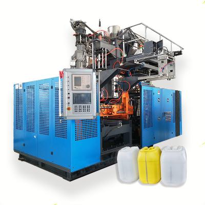 China 10L~30L Bottle Jerry Can View Strip 2 Layer 3 Layer Oil Blowing Machine Bottle Tank Drum HDPE Plastic Production Line for sale