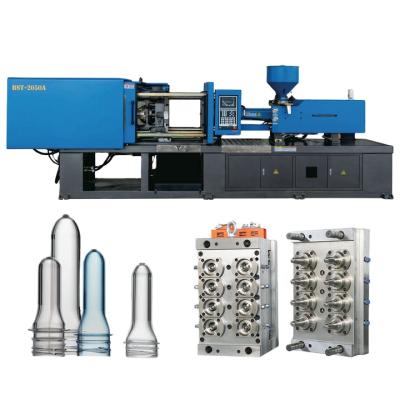 China Horizontal Water Bottle PET Preform Injection Molding Machine for sale