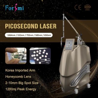 China Optional 650 580 755 Picosecond Nd Yag Laser Enlighten Pico Laser For Tattoo Removal for sale