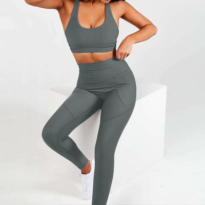 China Breathable Athletic Wear Multiple Styles High Waist Active Women Seamless Fitness Yoga Sets for sale