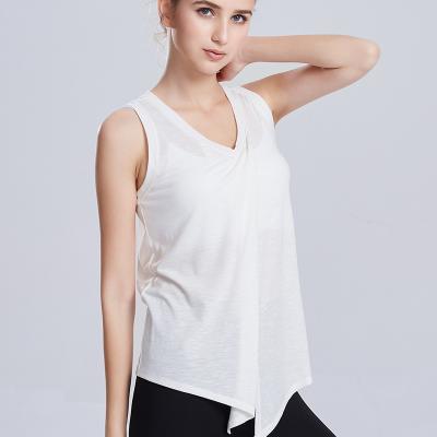 China QUICK DRY Breathable Lightweight Comfortable Tank Crop Tops Sleeveless Gym Crop Tank Top Blouse Women for sale