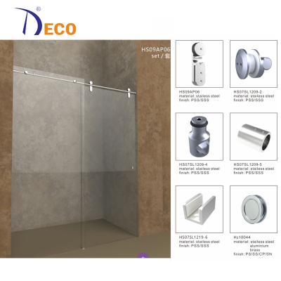 China DECO Modern Style Custom Modern Shower Room Accessories Sliding Door System for sale