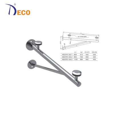 China High Quality Glass Aluminum Trims Windproof Canopy Trims Hardware Stainless Steel Canopy for sale