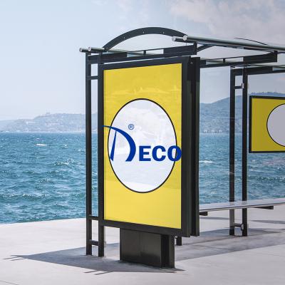 China DECO Modern Customized Design Customized LED Light Box Advertising Display Billboard Outdoor Sign Box for sale