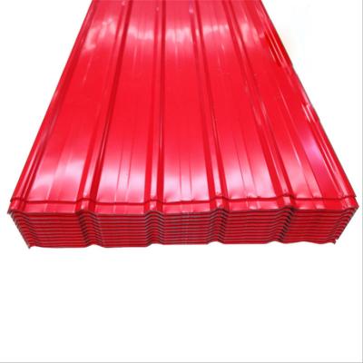 China Construction Ppgi Color Coated Corrugated Sheet for sale