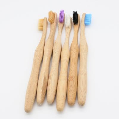 China Eco Friendly Wholesale Eco Friendly Gourd Shape Bamboo Handle Toothbrush for sale