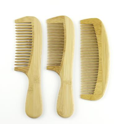 China Home Eco - Friendly Zero Waste Bamboo Hair Comb , Hair Brush for sale