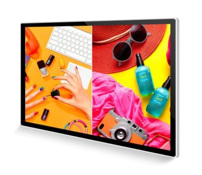 China 85 Inch Indoor Commercial LCD Display Indoor Wall Mount With Android Or PC Wins System Management Software Capacitive Touch for sale