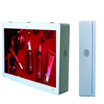 China Cloud Service Outdoor Tempered Glass Housing Aluminum IP65 Waterproof 10.1 Inch Touch Screen Outdoor Wall Mount LCD Digital Signage Kiosk for sale