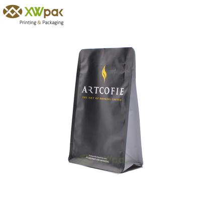 China Resealable Coffee Bean Packaging Bags With One Way Degassing Valve / k for sale