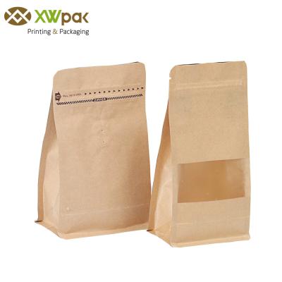 China 250g / 500g / 1kg Kraft Coffee Bags , k Stand Up Mylar Coffee Bags for sale