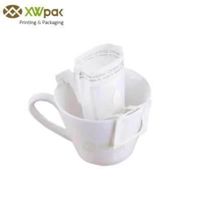 China Biodegradable Drip Coffee Filter Bags With Drawstring Non Woven Fabric for sale