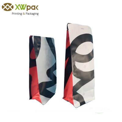 China Coffee Beans Bag Multicolor Printing , Zipper Bag Digital Fabric Printing Services for sale