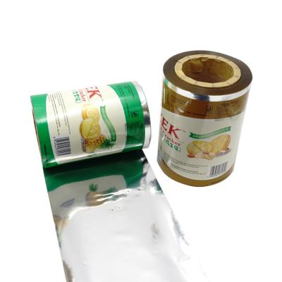 China Food Grade Aluminum Foil Packaging Film Roll Laminated Gravure Printing for sale