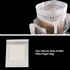 China Non Woven / Paper / Cotton Drip Coffee Filter Bags Food Grade Custom Size for sale