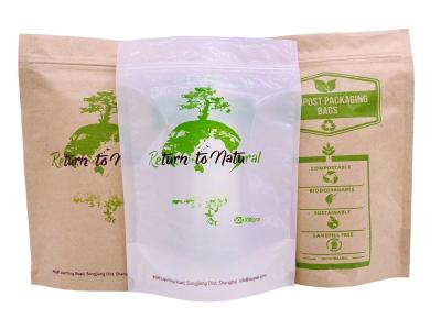 China Recyclable Compostable Coffee Bag Heat Seal Custom Logo With High Barrier for sale