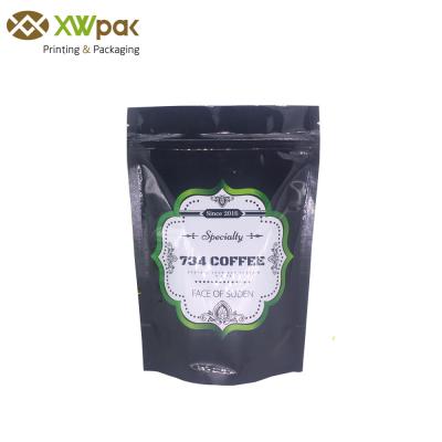 China Food Grade Stand Up Coffee Pouches Customized Printing Mylar k Stand Up Bags for sale