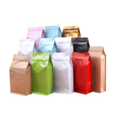 China Heat Sealing Flat Bottom Coffee Bags Customized Size Moisture Proof For Coffee for sale