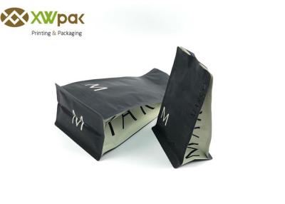 China Food Packaging Flat Bottom Coffee Bags Laminated Coffee Bags With Zipper for sale