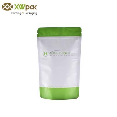 China Matte Finished Aluminum Foil Stand Up Bag Food Grade Coffee Packaging Pouch for sale