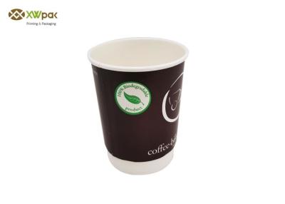 China Custom 4oz Biodegradable Paper Cups Takeaway Coffee Cup for sale