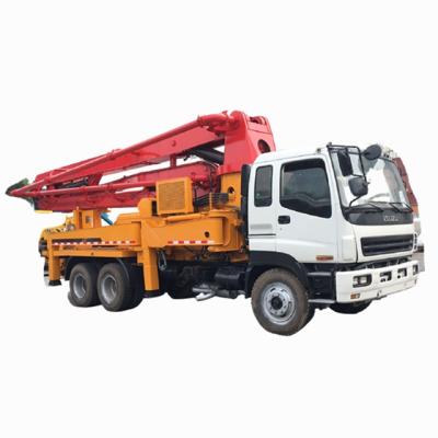 China Building Material Shops BEST SELLING! Used SANY ISUZU Truck Mounted Concrete Pump 37M Boom Concrete Pump Truck for sale