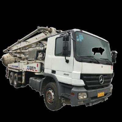 China Construction Material Shops Powerful Heavy Duty Truck / Work Equipment Zoomlion Benz Truck 37M Concrete Pump For Sale for sale