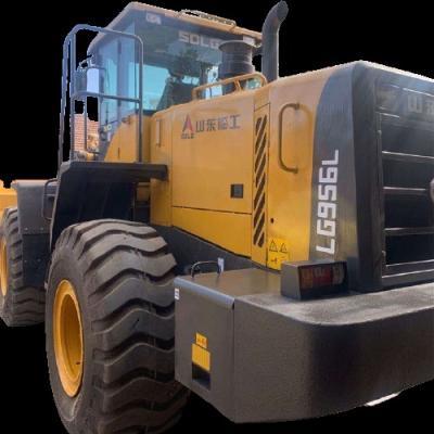 China Building Material Stores USED LINGONG LG956L Wheel Loader For Sale for sale