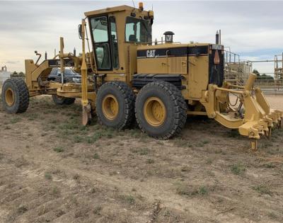 China Garment Shops Used Caterpillar 14H Motor Grader In Yard For Sale for sale