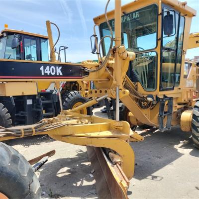 China Garment Shops Used Caterpillar 140K Motor Grader In The Yard For Sale for sale