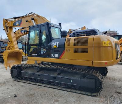 China Caterpillar excavator CAT 330D2 excavator in the yard for sale 1.8MÂ ³ for sale