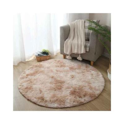 China Washable High Quality Super Soft Nordic Shag Rug Round Blankets Living Room Rug for sale