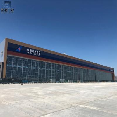 China Customized Sliding Hangar Doors For Huge Aircraft Hangar for sale