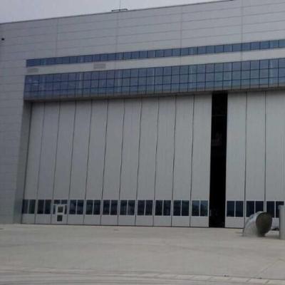 China Around the corner huge hangar doors 51m*14.5m for sale