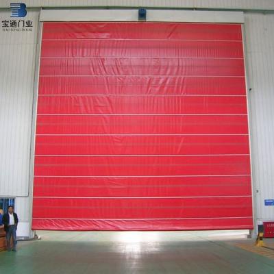 China Modern Industry High Speed ​​Plastic / PVC Shutter Door for sale